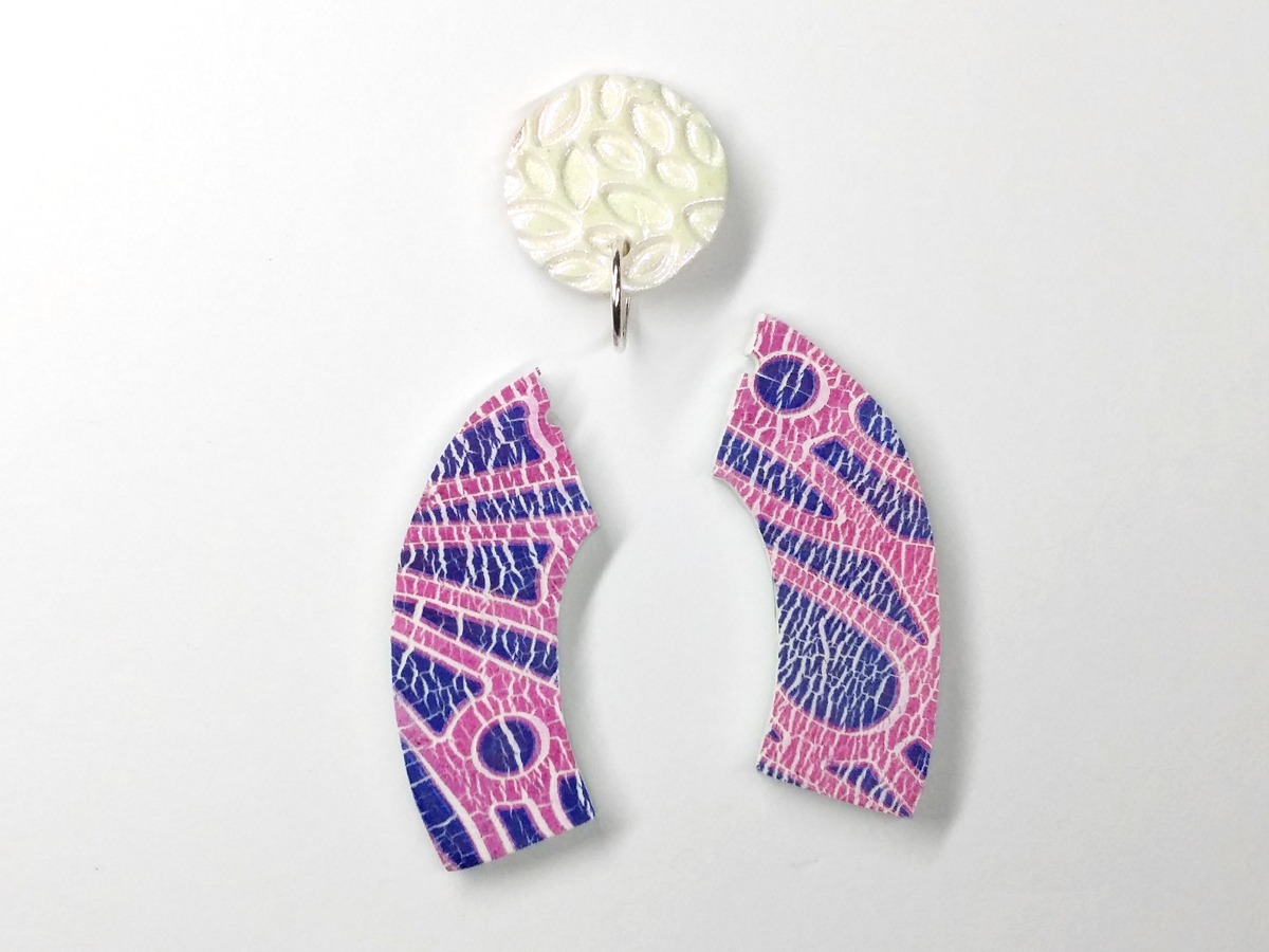 Bright Oven-Baked Clay Earrings, Projects