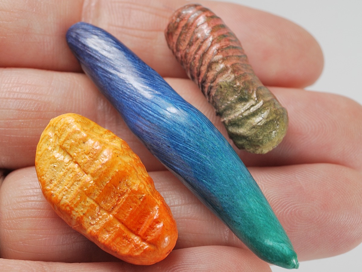 Using Eye Shadow with Polymer Clay The Blue Bottle Tree