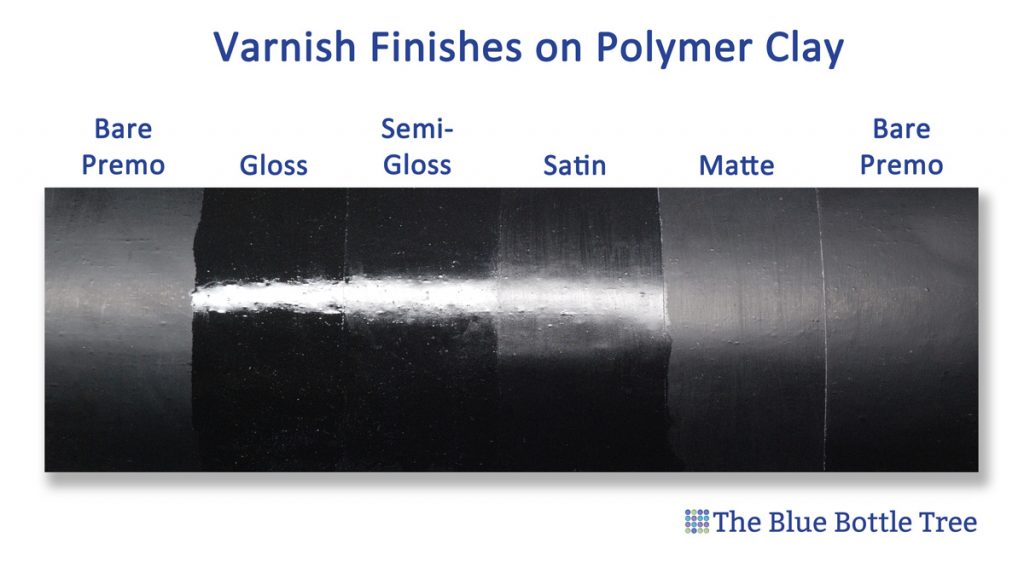 Gloss Levels in Polymer Clay Varnish The Blue Bottle Tree