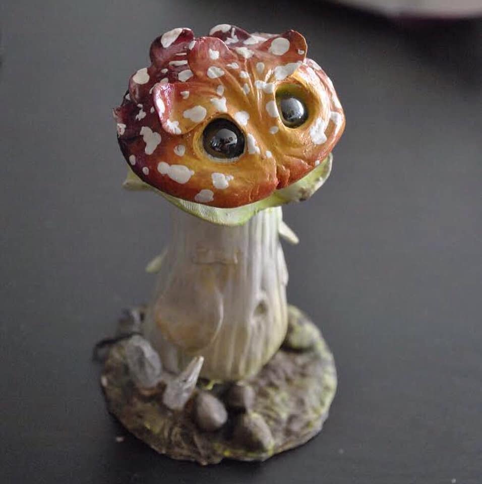 Look, we need to talk about painting polymer clay The Blue Bottle Tree