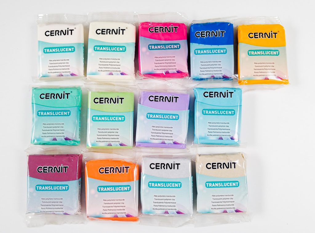 Colored Translucent Polymer Clay - The Blue Bottle Tree