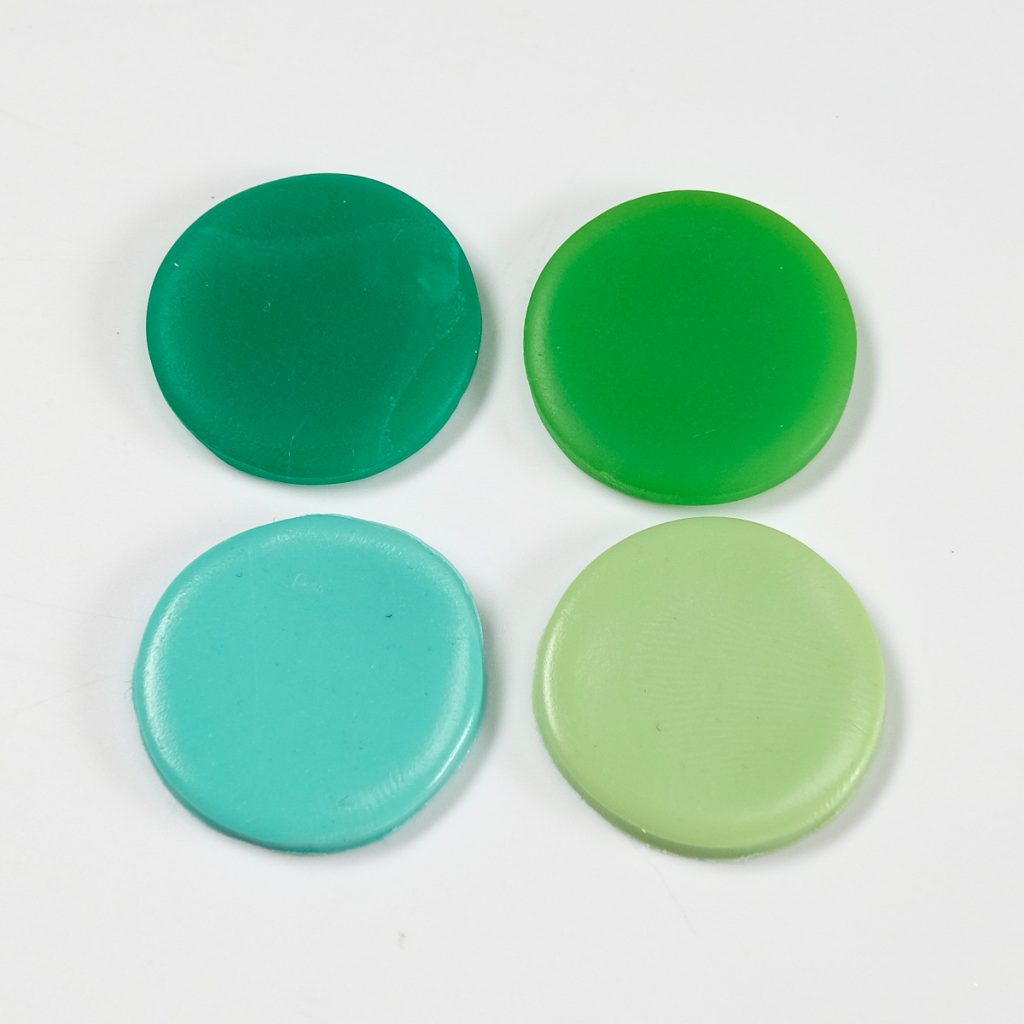 Colored Translucent Polymer Clay The Blue Bottle Tree