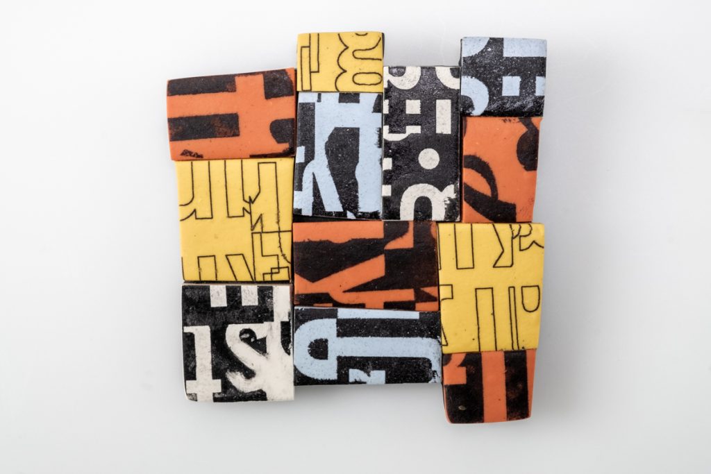 Urban-inspired Brooch by Jane Pellicciotto. Cat. No. 24-021