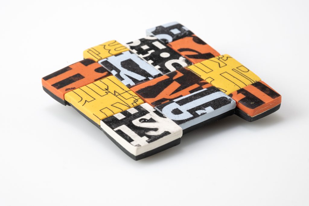 Urban-inspired Brooch by Jane Pellicciotto. Cat. No. 24-021